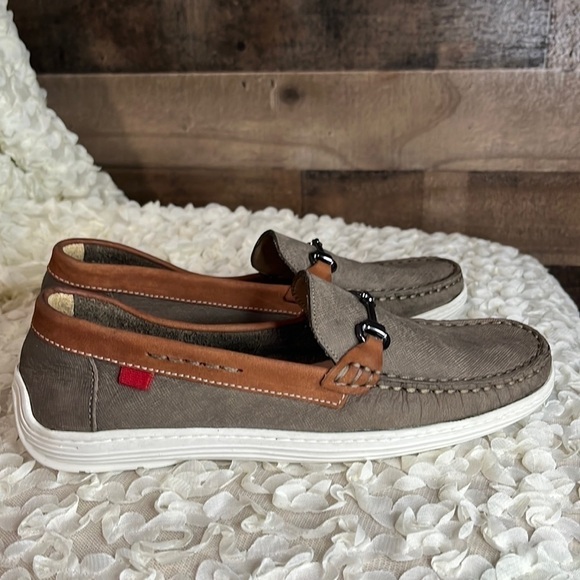 Marc Joseph Preppy Leather Brown Loafers Girl's 4 - Picture 1 of 9